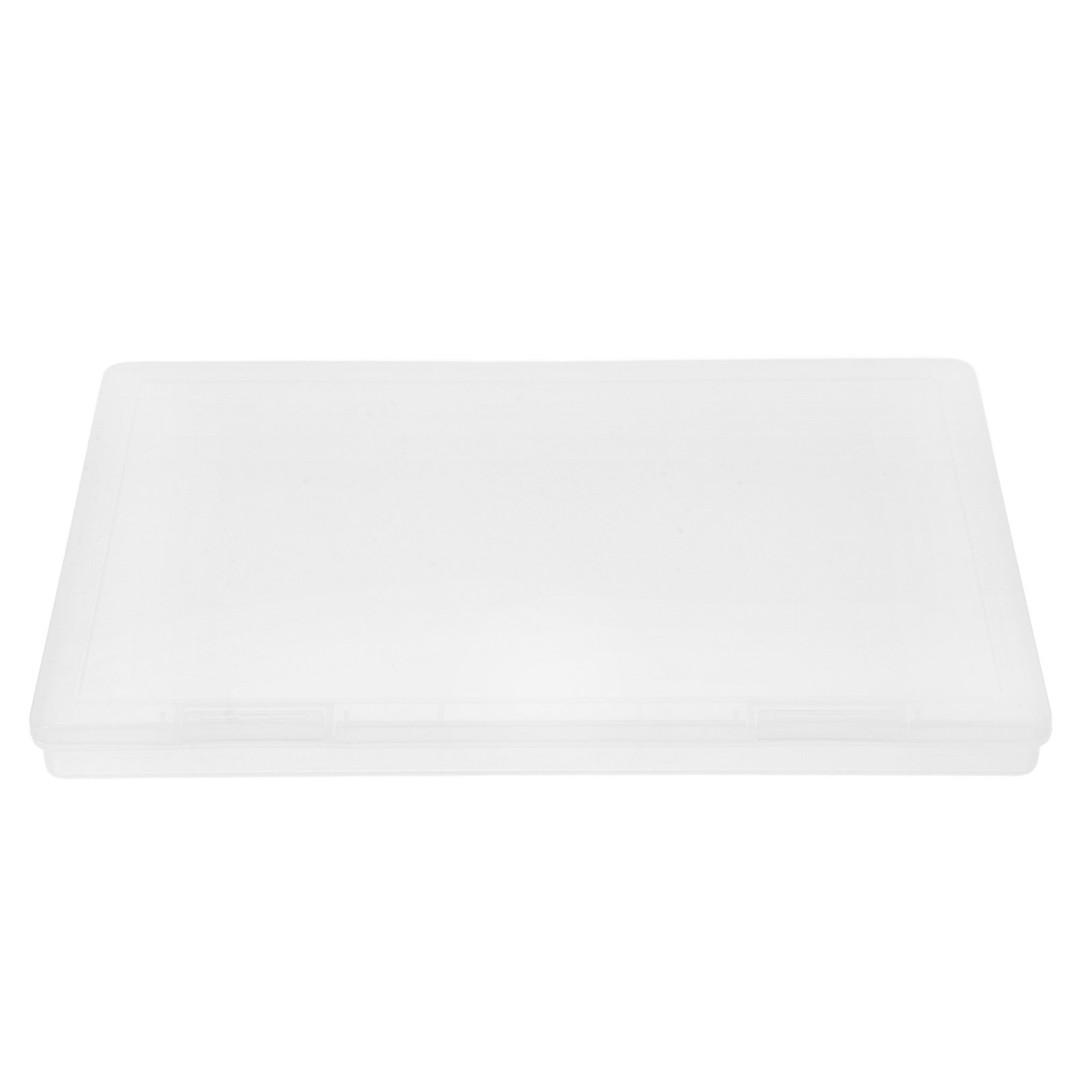Home Office Travel Document - 2Pcs Clear File Box with Lid