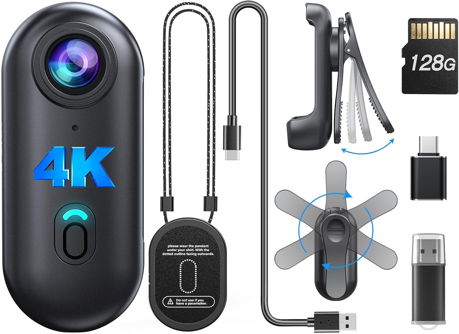 BOBLOV W4 Mini Body Camera 108 - đánh giá và giá Webcam Hd 1080P