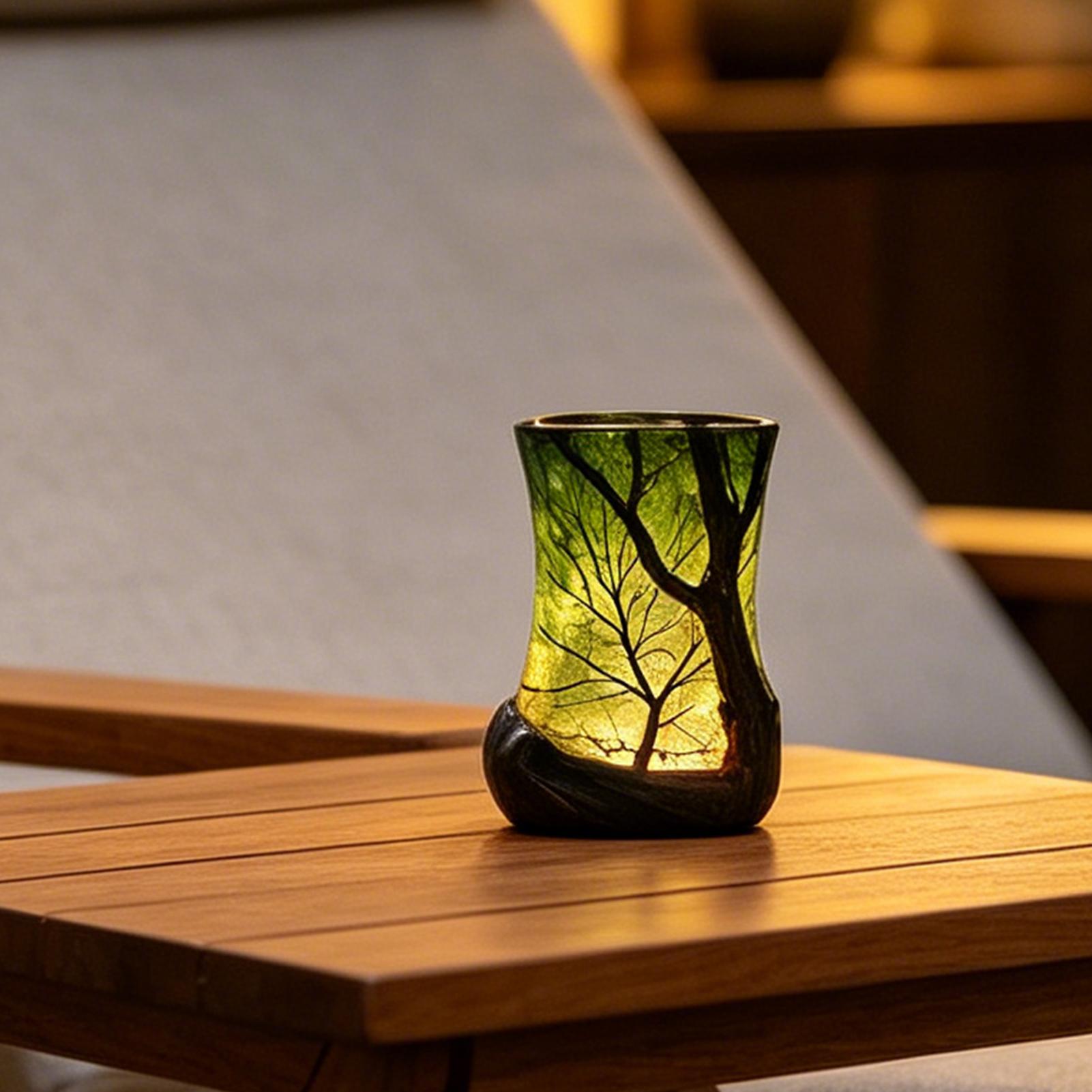 Bedside Table Lamp Forest Nigh - đánh giá và giá Home Office Room
