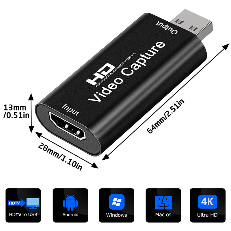 USB 2.0 Video Capture Card HD  - đánh giá và giá Webcam Hd 1080P