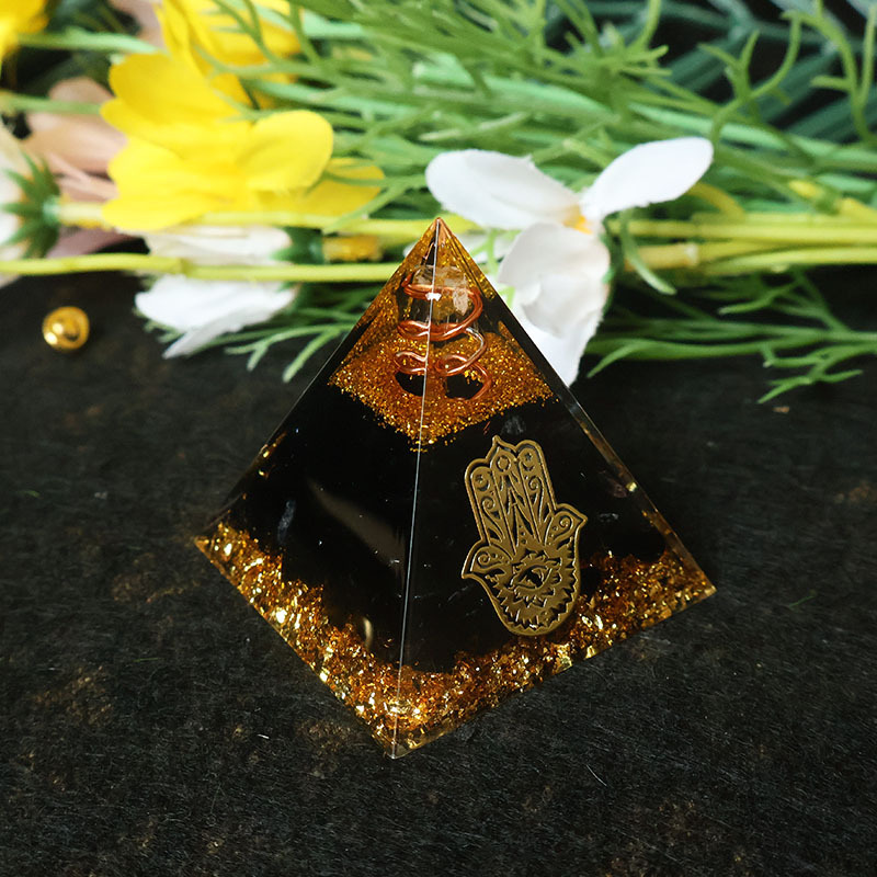 Hamsa Hand Resin Crystal Pyram - đánh giá và giá Home Office For