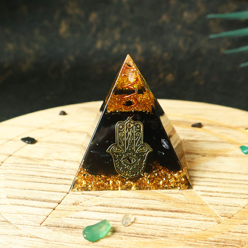 Hamsa Hand Resin Crystal Pyram - đánh giá và giá Home Office For