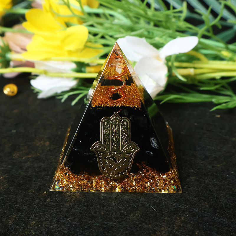 Hamsa Hand Resin Crystal Pyram - đánh giá và giá Home Office For