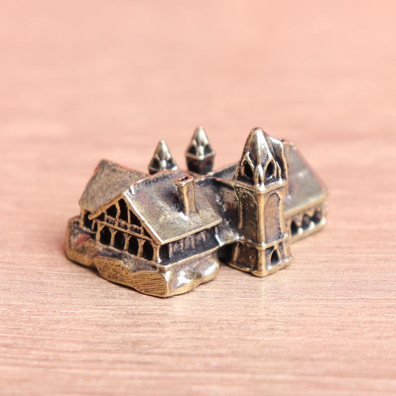 Brass Small House Miniature Fi - đánh giá và giá Home Office Architecture
