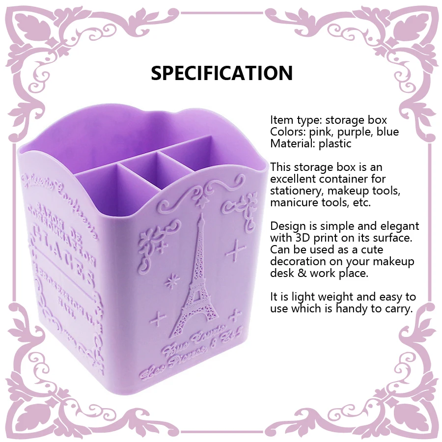4-Compartment Nail Art Brush H - đánh giá và giá File Cabinet Drawer