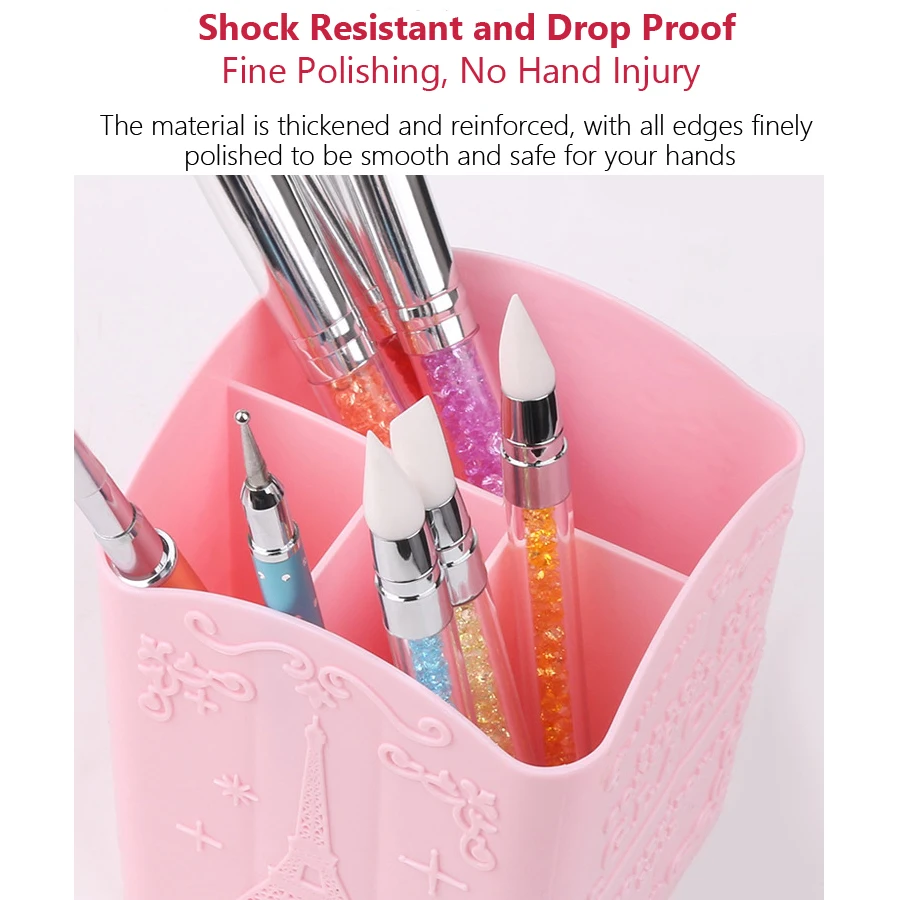 4-Compartment Nail Art Brush H - đánh giá và giá File Cabinet Drawer