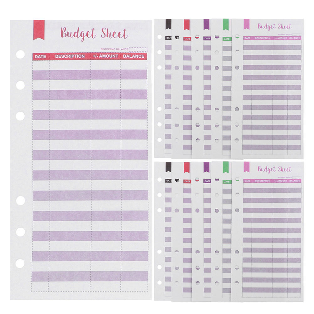 60Sheets Portable Budget Sheet - đánh giá và giá Home Office Budget