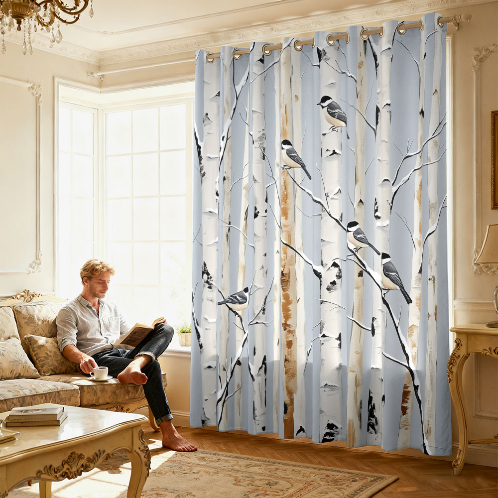 1pc birch forest titmouse prin - đánh giá và giá Home Office Rate