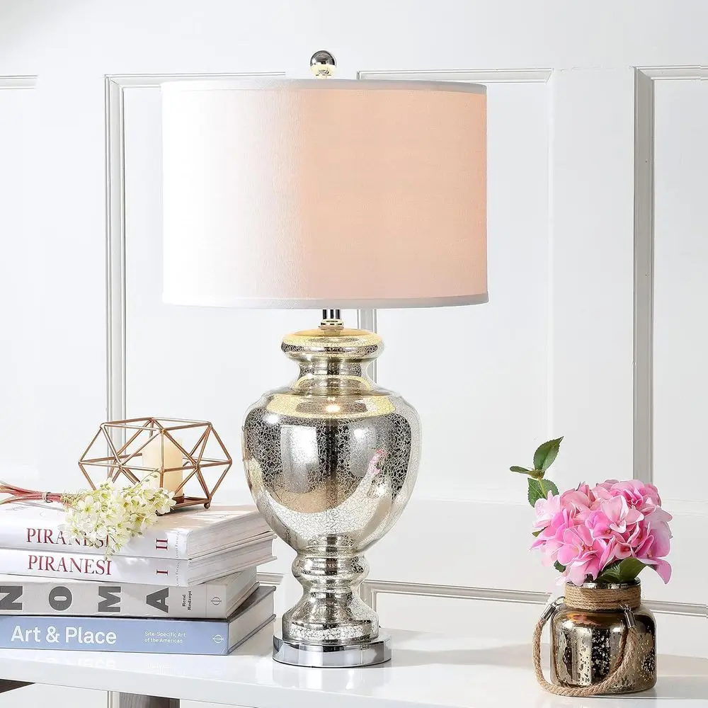 Mercury Silver Crackle Glass 2 - đánh giá và giá Home Office Room