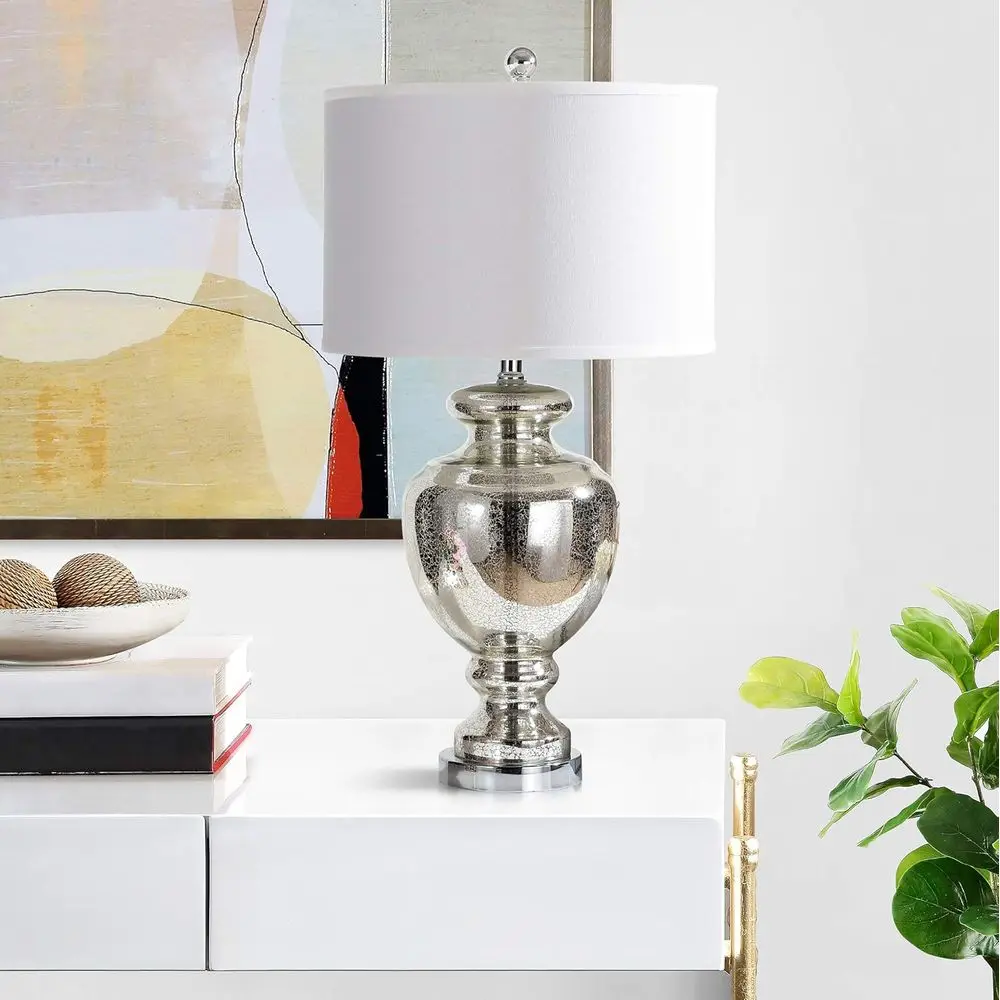 Mercury Silver Crackle Glass 2 - đánh giá và giá Home Office Room