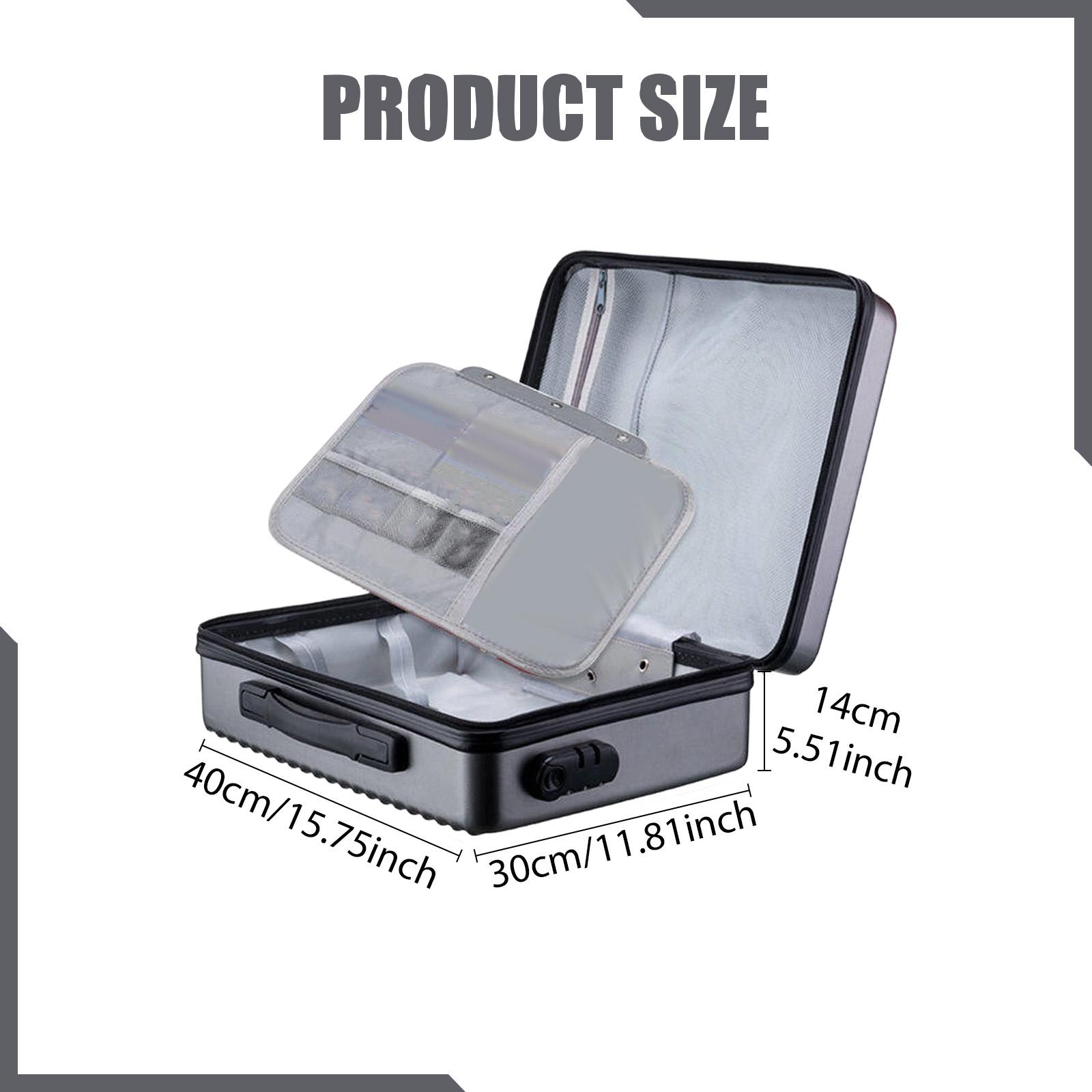 Fireproof Document Box Briefca - đánh giá và giá Home Office Travel Document