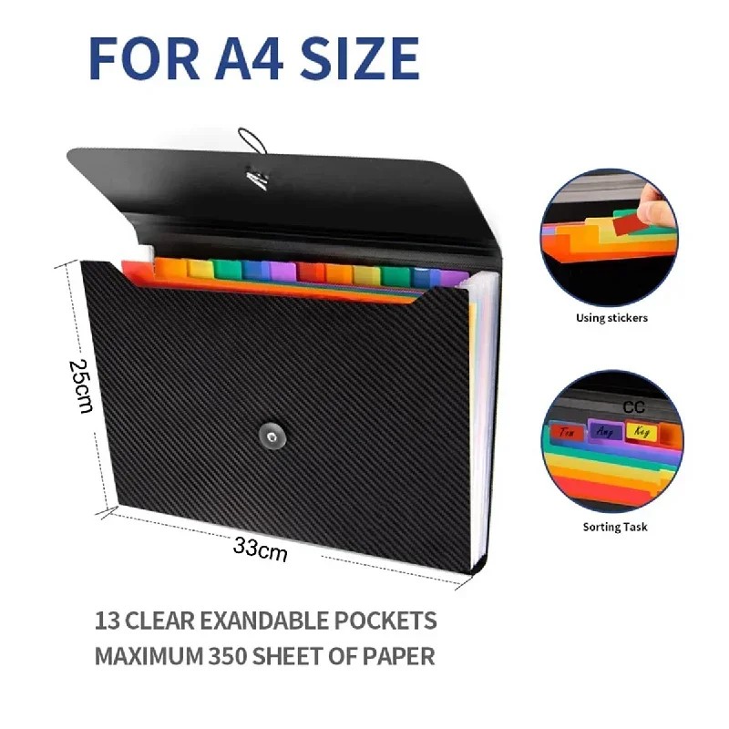 13 pockets expanding file fold - đánh giá và giá Home Office Travel Document