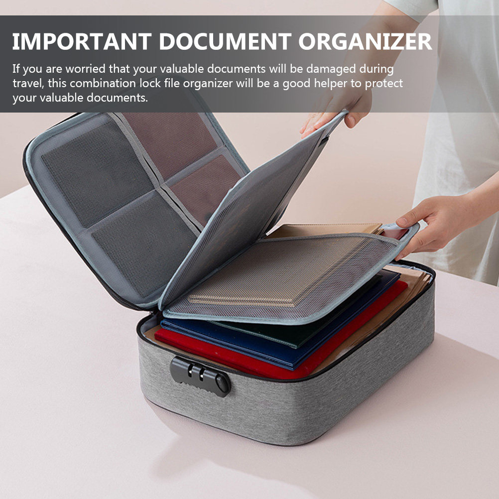 Portable Document Lock Box wit - đánh giá và giá Home Office Travel Document