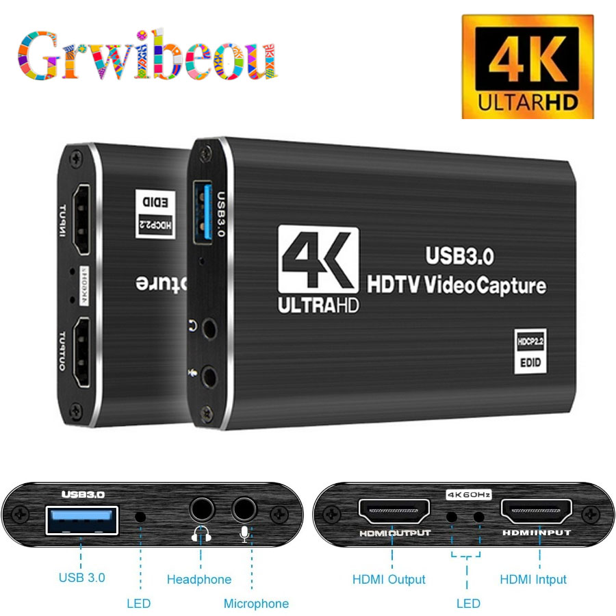4K USB 3.0 Video Capture Card  - đánh giá và giá Webcam Hd 1080P