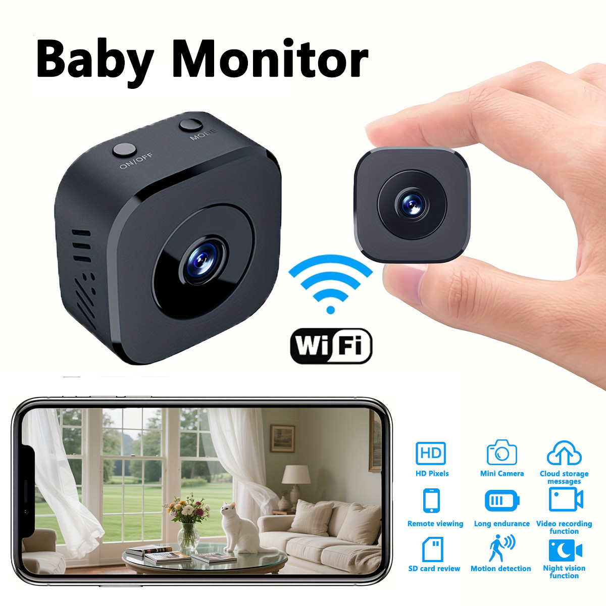 1080P HD Mini WiFi Camera Indo - đánh giá và giá Webcam Hd 1080P