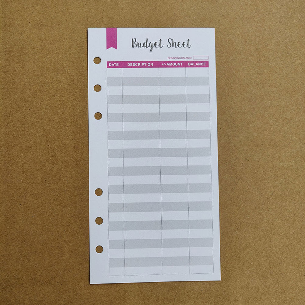 24Pcs Cash Budget Sheets Expen - đánh giá và giá Home Office Budget