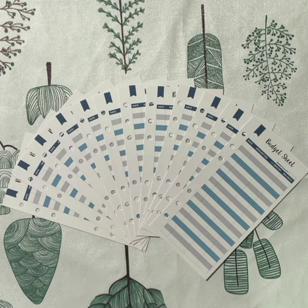 24Pcs Cash Budget Sheets Expen - đánh giá và giá Home Office Budget