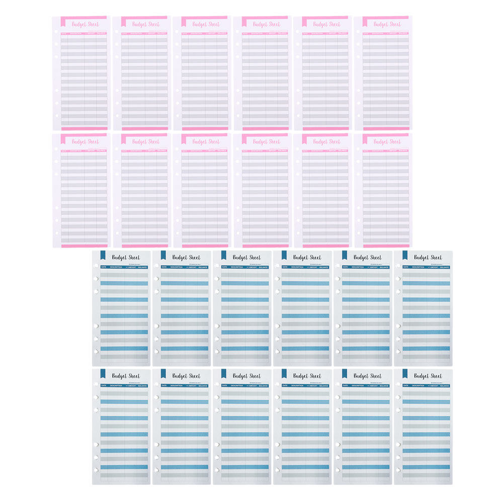 24Pcs Cash Budget Sheets Expen - đánh giá và giá Home Office Budget