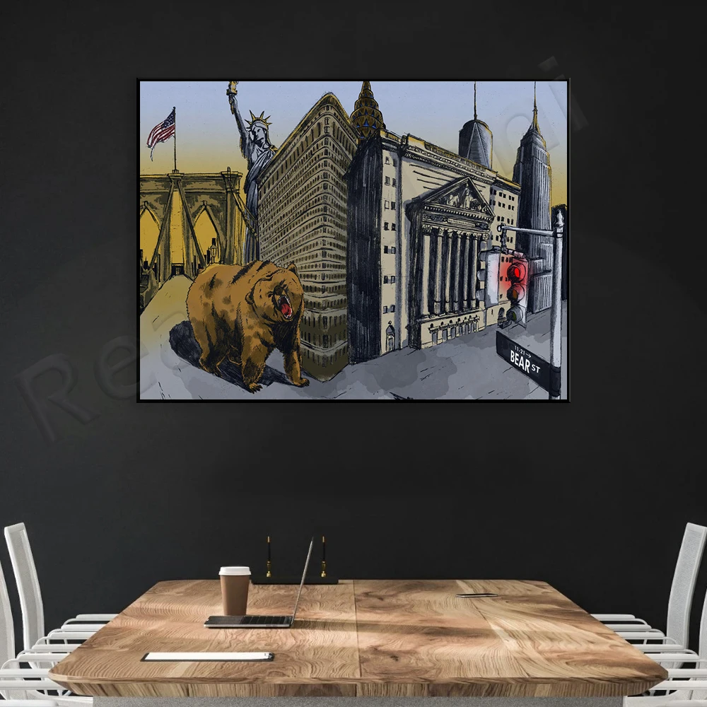 Bear Artwork | New York | Bear - đánh giá và giá Home Office Marketing
