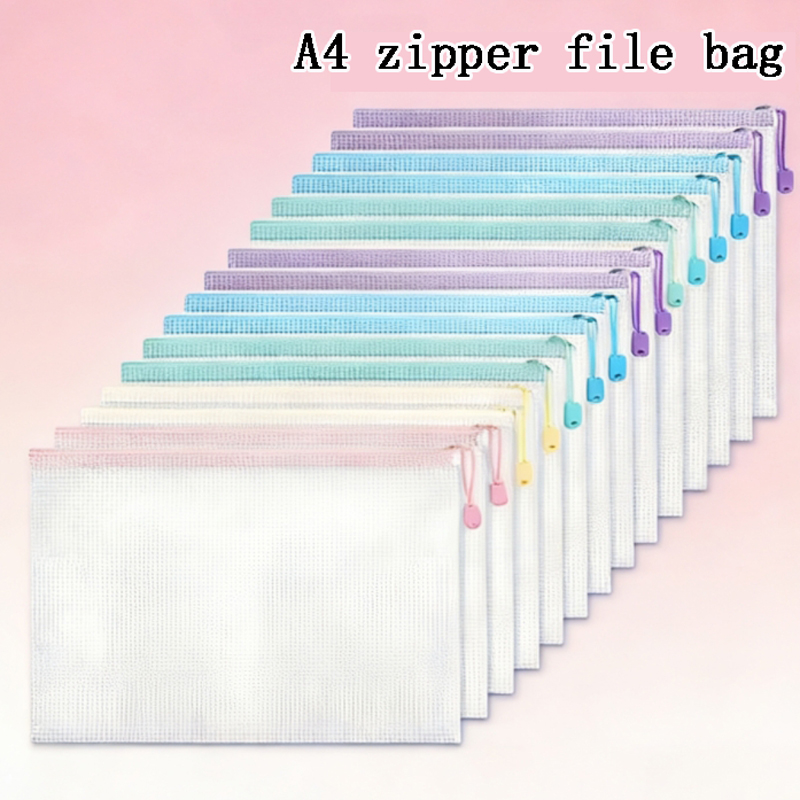 Macaron Colored Waterproof A4  - đánh giá và giá Home Office Travel Document