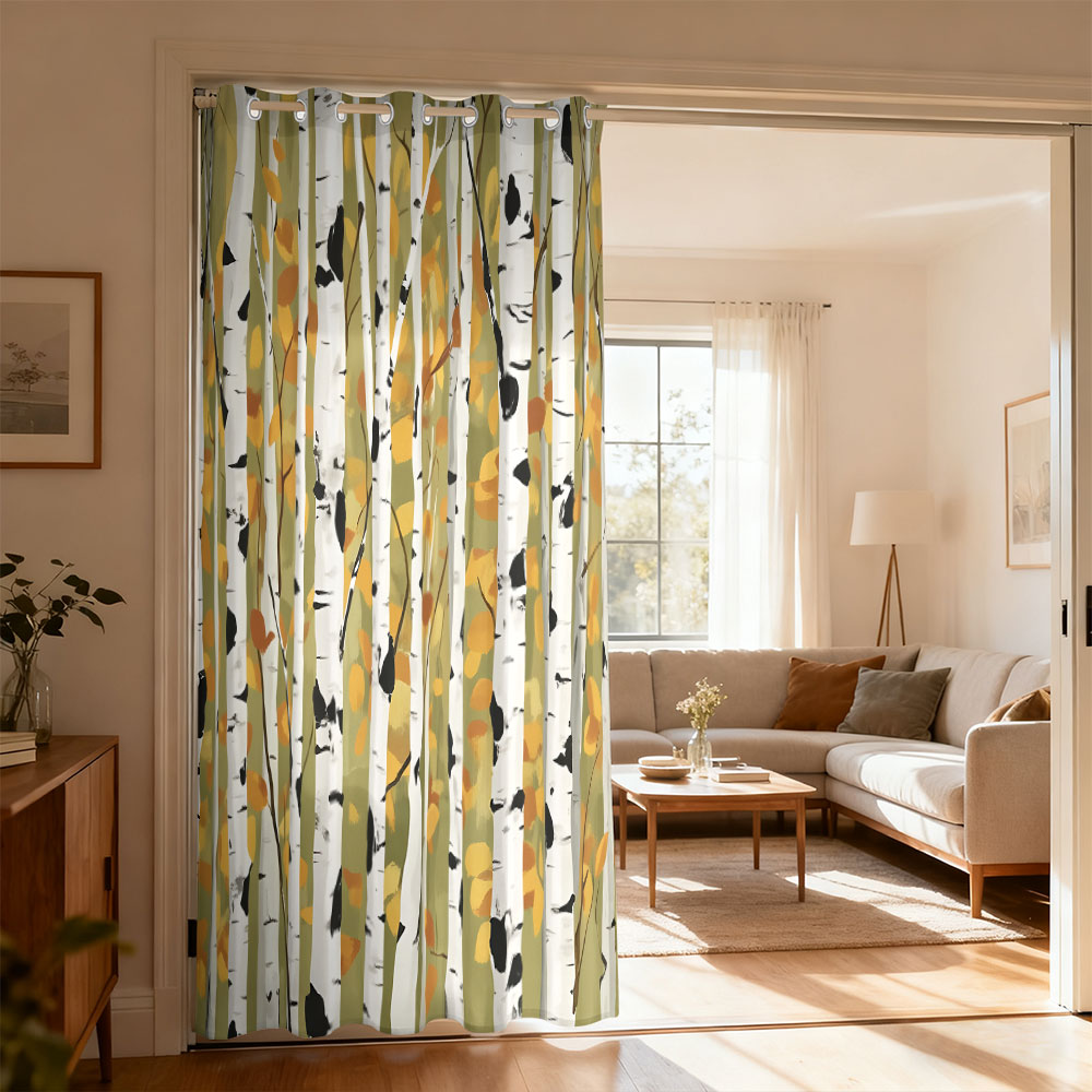 1pc autumn birch forest print  - đánh giá và giá Home Office Rate